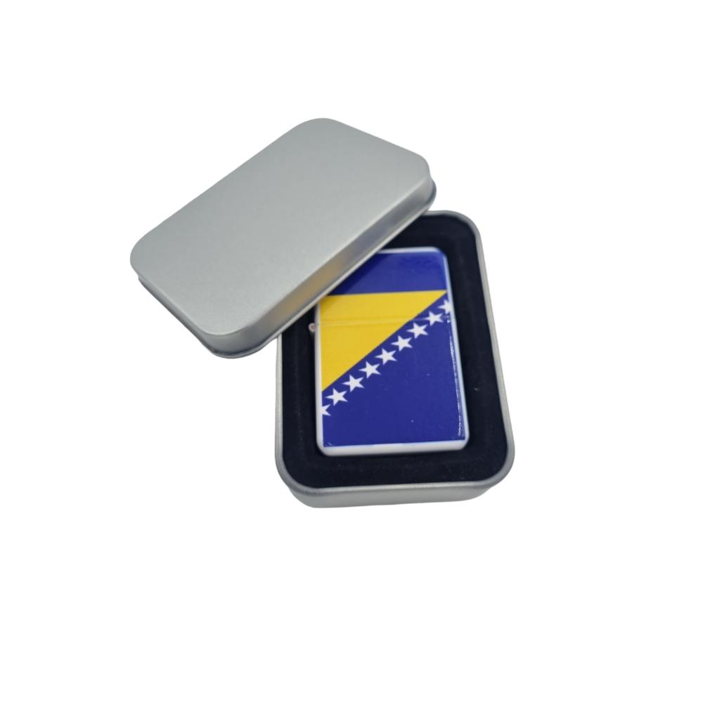 Bensintändare - Bosniens flagga - Hiprock
