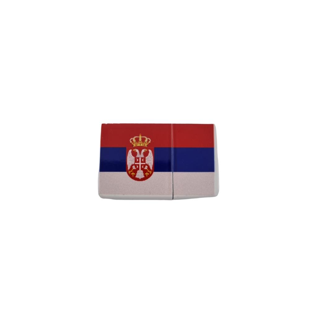 Bensintändare - Serbiens flagga - Hiprock