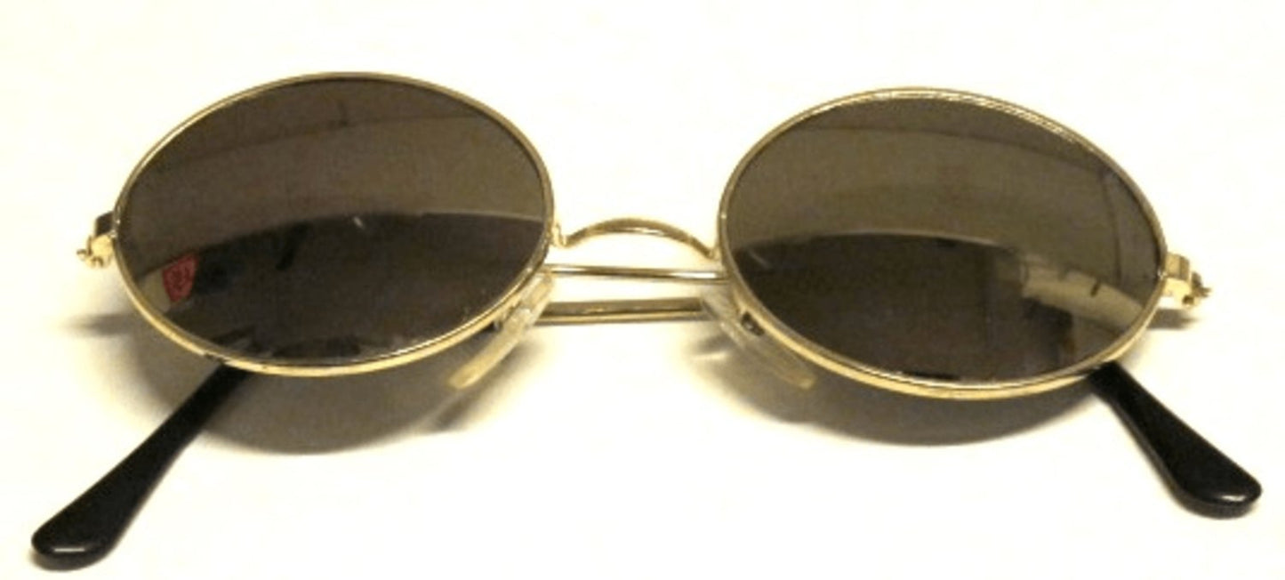 Oval spegel solglasögon