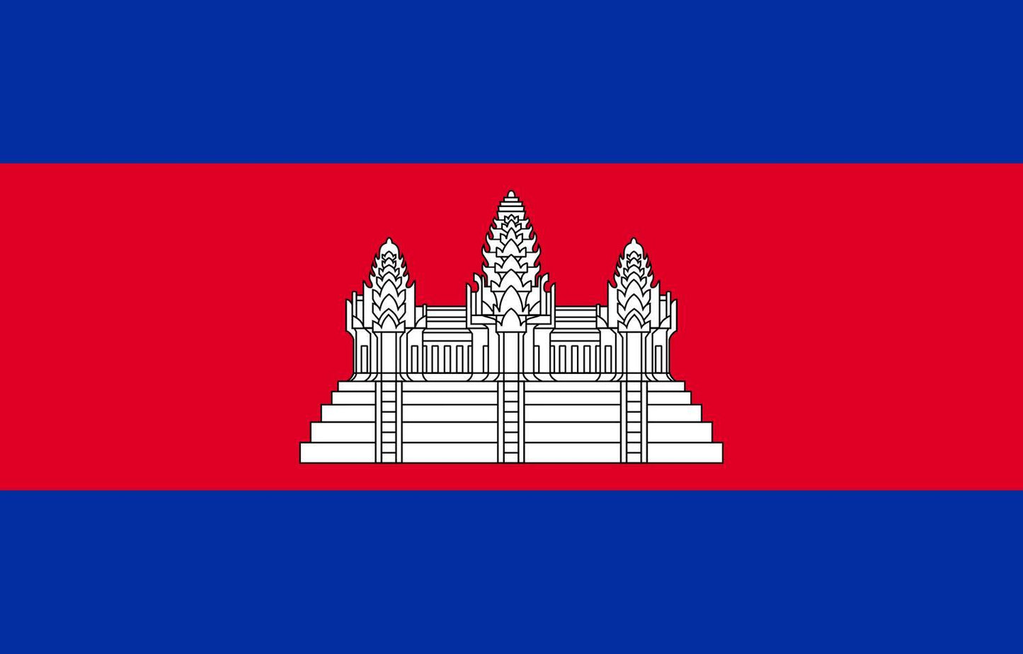 kambodja flagga - Hiprock