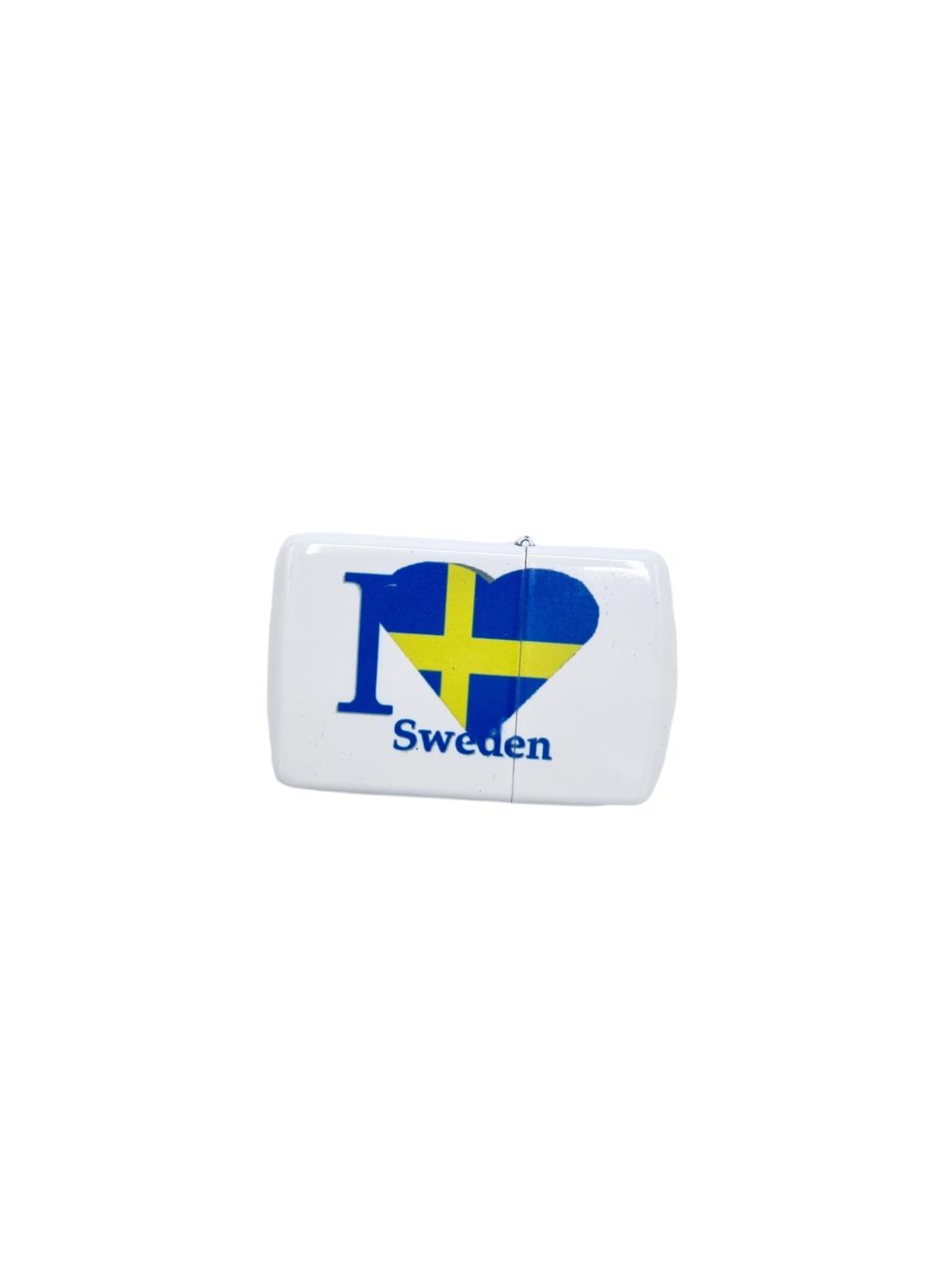 Bensintändare I love Sweden Sverige