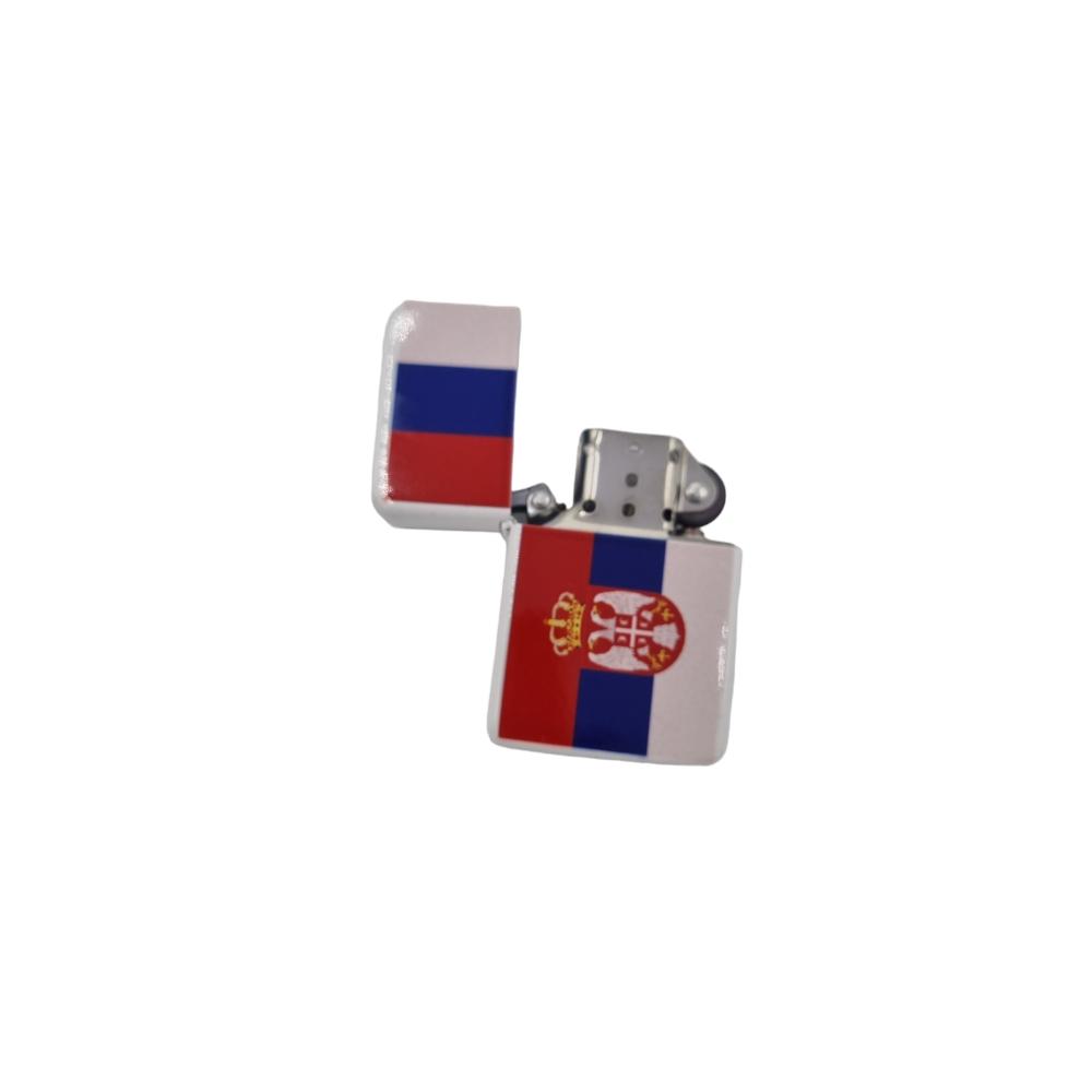 Bensintändare - Serbiens flagga - Hiprock 