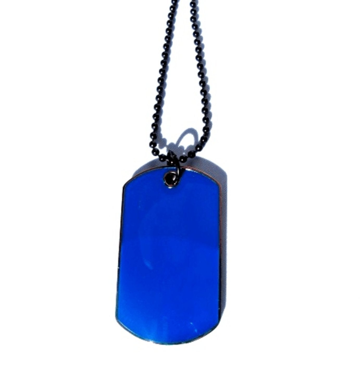 Dog Tag Halsband blå