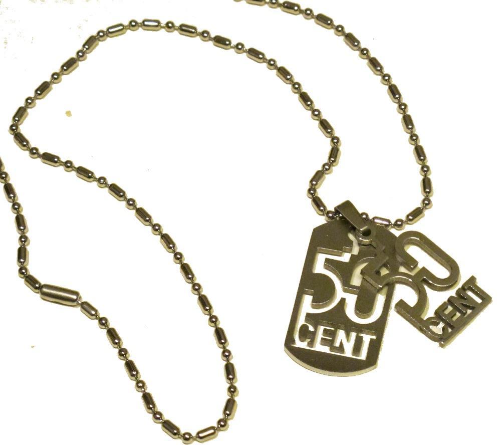 Dog tag halsband silverfärgade