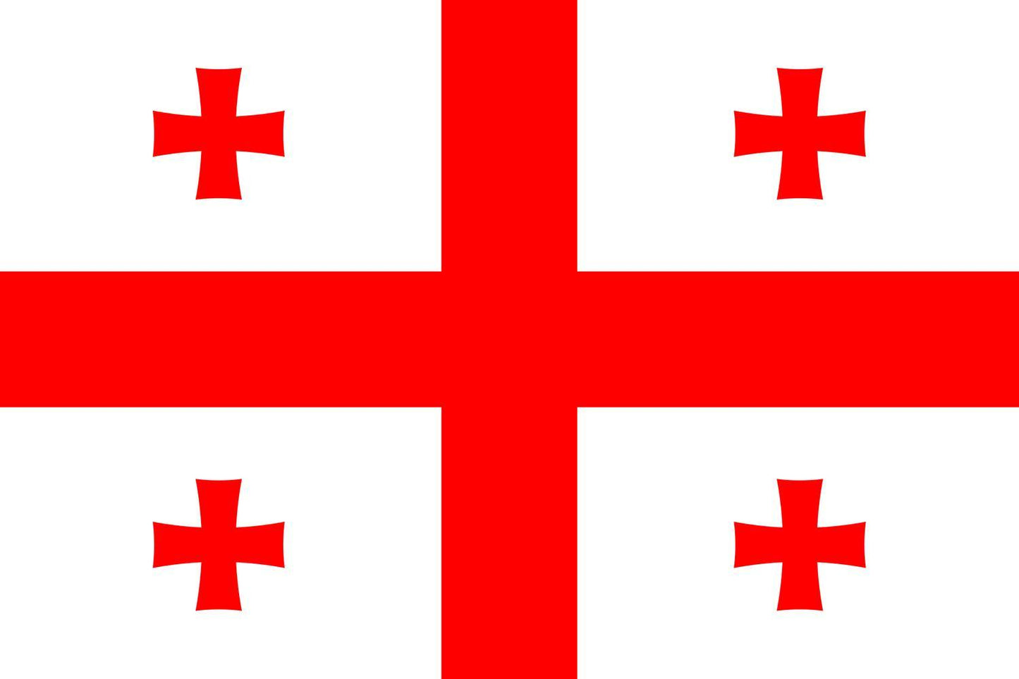 Georgien flagga