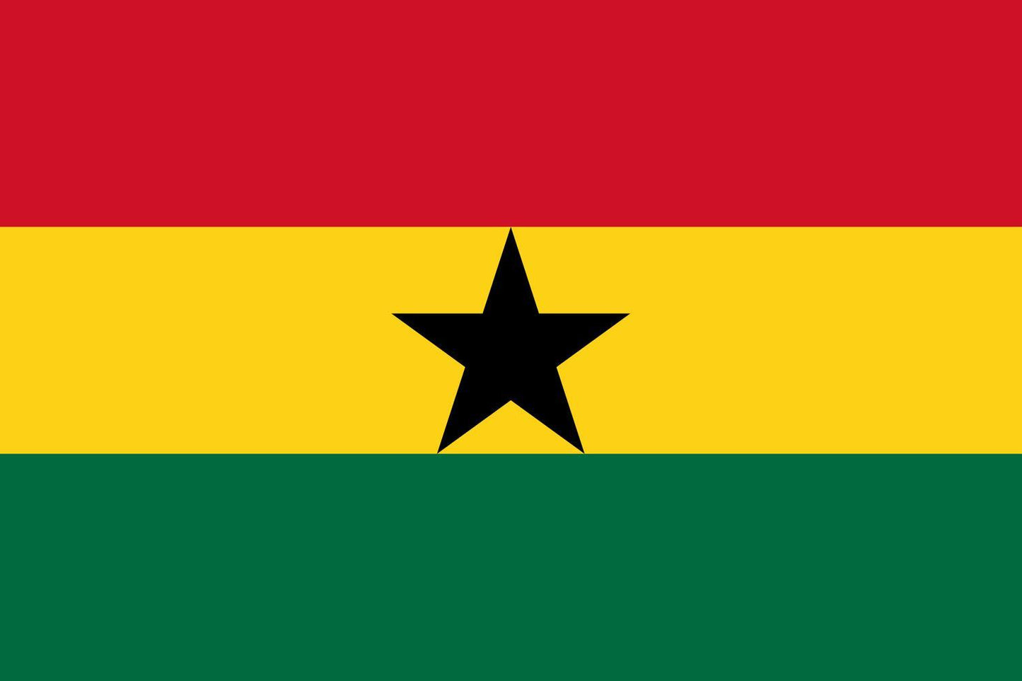 Ghana flagga
