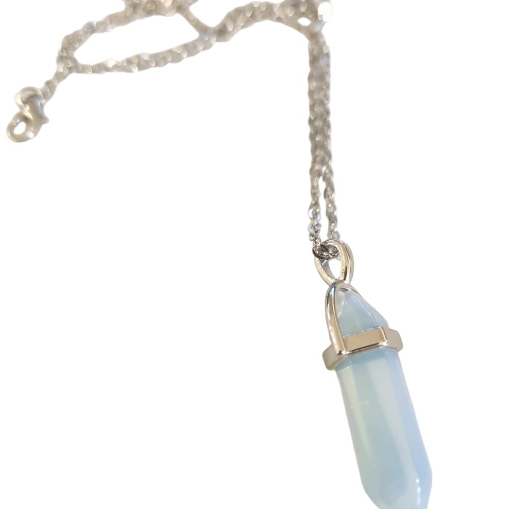 Kristall Halsband Hexagonal