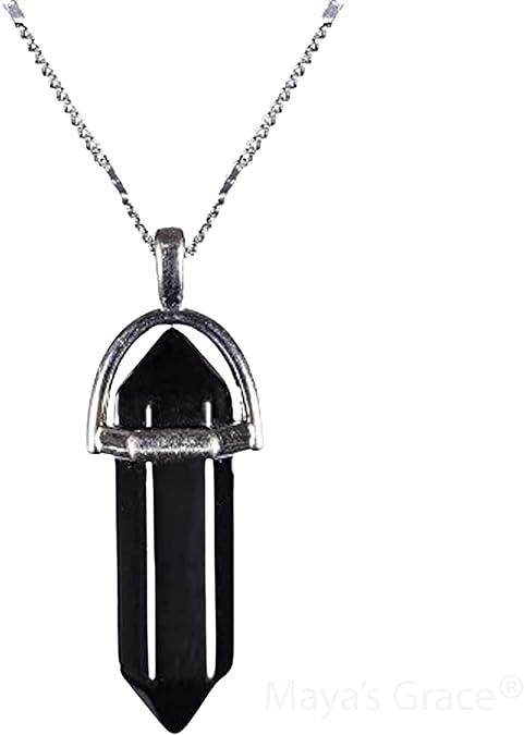 Kristall Halsband Hexagonal
