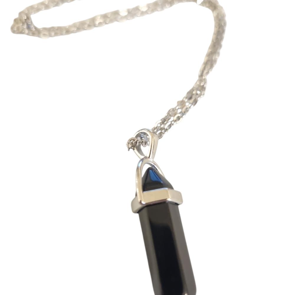 Kristall Halsband Hexagonal