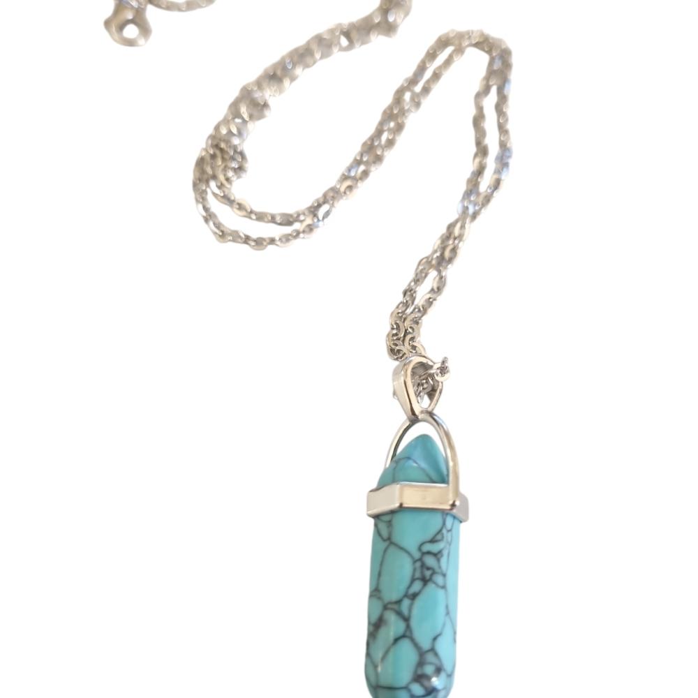 Kristall Halsband Hexagonal